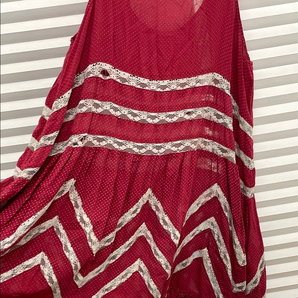 Free People Red Mini Dress - Picture 3 of 4